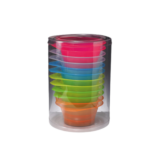 Bifull Bowls Colores, Pack 12 Unidades 250 ML