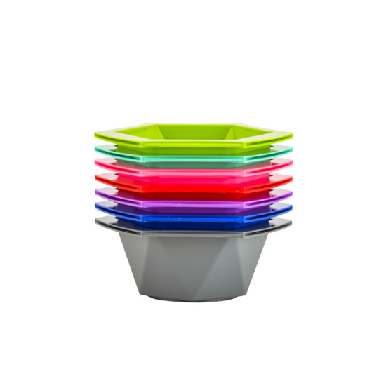 Bifull Hexa Colors Set de 7 bowls de colores 315 ml