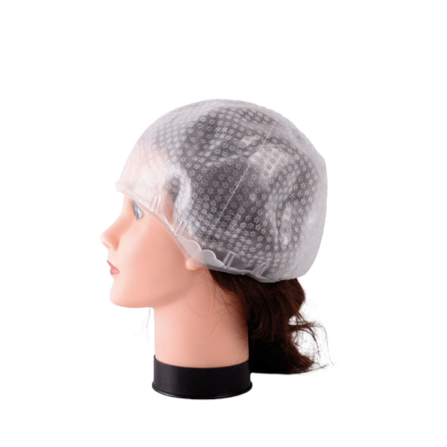 Bifull Gorro Mechas Transparente Estrellitas. Silicona