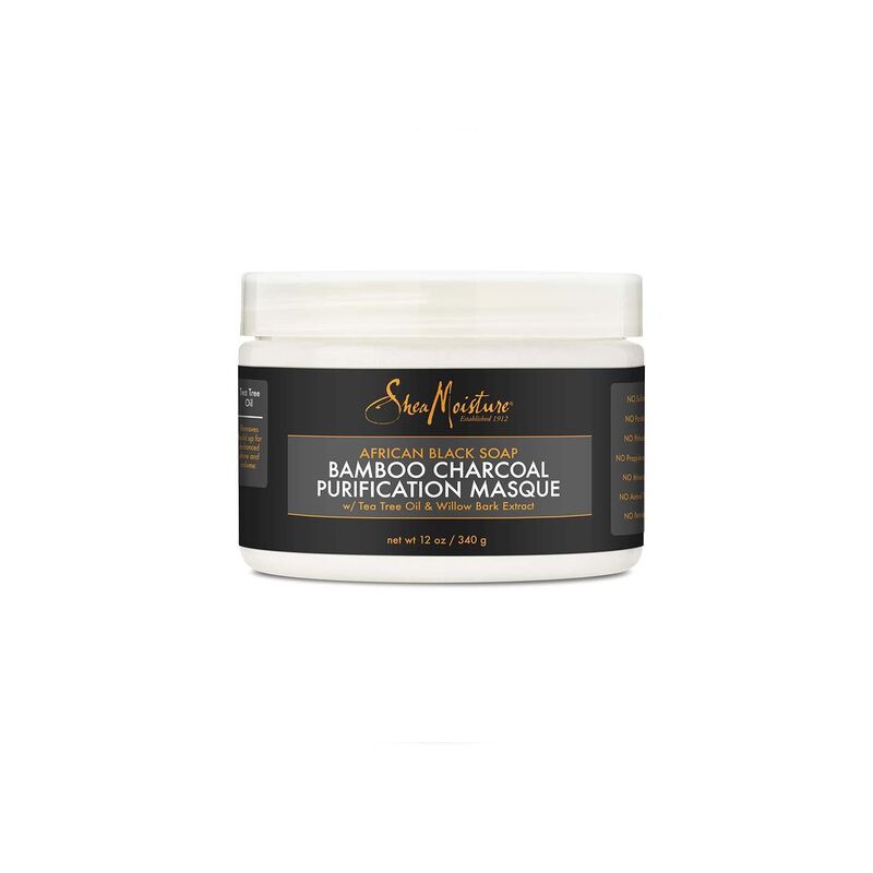 Shea Moisture African Black Soap & Bamboo Charcoal Masque 340grs