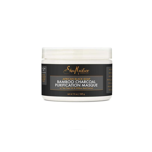 Shea Moisture African Black Soap & Bamboo Charcoal Masque 340grs