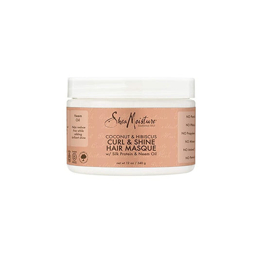 Shea Moisture Coconut & Hibiscus Hold & Shine Hair Masque 340grs