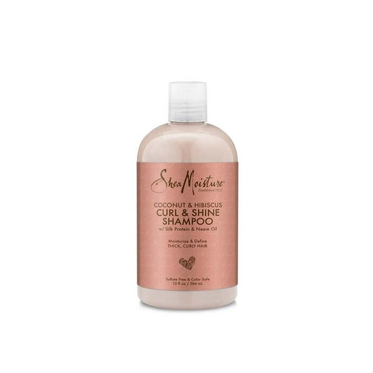 Shea Moisture Coconut & Hibiscus Curl & Shine Shampoo 384ml